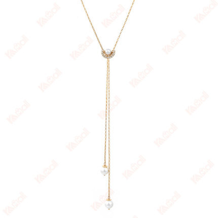 long necklace simple style alloy